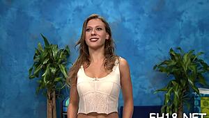 Wild massage sex with a teen getting fucked hard!