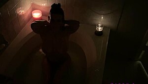 brooke enjoys a hot bath before getting some dick 😏