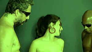 watch teh angel and nego catra celebrate the cuckold's birthday with some hot action?