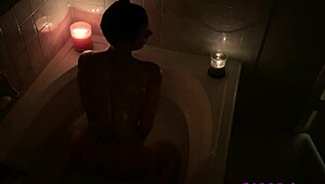 brooke enjoys a hot bath before getting some dick 😏