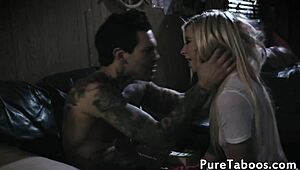 man, i got this tattooed goth babe bent over doggystyle assfucked!