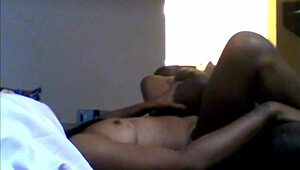 Black Man Licks European Pussy In USA Scene.