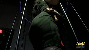 en el club, ¿estas dos bellezas se calientan igual?