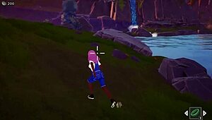 Futanari fucks pregnant neko in mating season