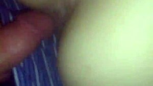 Lil freak shows off small tits