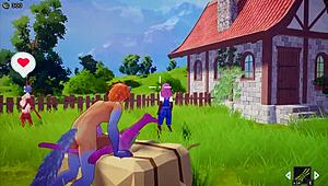 Futanari fucks pregnant neko in mating season