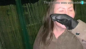 cracky slips objects inside her shaved pussy without noticing