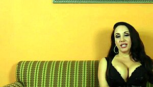 Slave Chastity Device Under Femdom Bondage