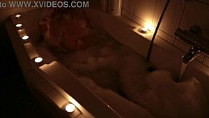 Hot Babe Takes Seductive Bath Showcasing Gorgeous Body in Shower