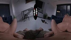 listen to my orders in dark vr room for shaved pov handjob blowjob hardcore