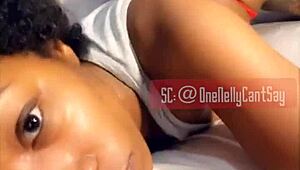 She Craves The Cock, Teasing With Panties And Thong On Her Ass