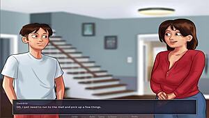 why don't you squeeze those big tits in this anime hentai game?