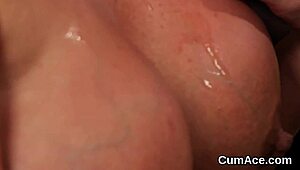 Watch this babe suck and get a facial?