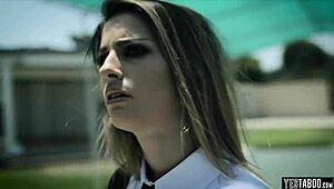 Handsome Highschool Gym Teacher Fucks His Blonde Pupil Roughly In Doggy