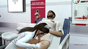 Horny Nurses Suck and Fuck Handsome Patient in Hospital
