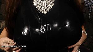 Become Latex Slave and Strapon Sucker for Lady Julina