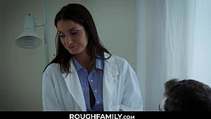 Wow, Supportive Doctor Milf Silvia Saige Examines Stepson Rough!