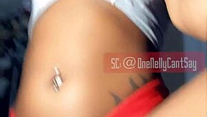 She Craves The Cock, Teasing With Panties And Thong On Her Ass