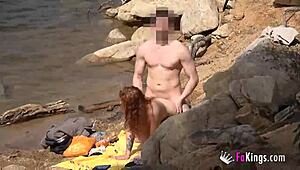 Jade Hunts Dudes for Wild Fucking at Lake, Craving Exhibitionist Thrills