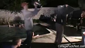 Teen slut pounded deep from behind 😈