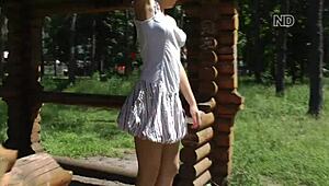 a polite exchange of pleasantries in a casual setting