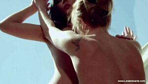 Seductive Sunset At Tennis Court Making Wetness