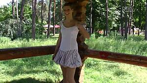 a polite exchange of pleasantries in a casual setting