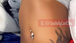 She Craves The Cock, Teasing With Panties And Thong On Her Ass