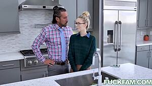 Stepdaughter Lily Larimar Seduces Johnny Castle, Man of the House!