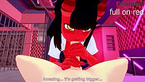 Watch Meru the Succubus in a POV Full-On Red Hentai Experience