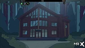 Camppinewood Adventure: Intimate Scene with Redhead Character in Episode 14