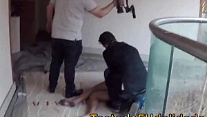 check out brazilian porn behind the scenes with brunette anal action 😏