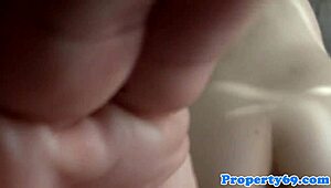 i'm the reality landlady, bent over for doggystyle blowjob and ass play, ohh god