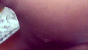 Teen ebony amateur bends over for deep slow doggystyle thrusting at home