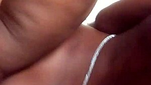Teen ebony amateur bends over for deep slow doggystyle thrusting at home