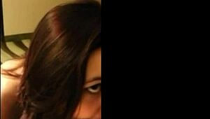 Submissive Teen Girlfriend Deepthroating on a Leash for Control