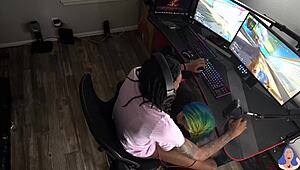 Kxng Unkasa Plays Game with Wet Ass Pussy POV