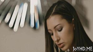 In a rough amateur encounter, a massive cock plunges into the mouth of a youthful 18+ teen, sparking hardcore pussy action.