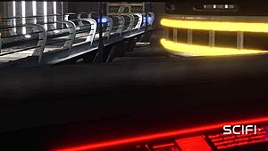 Sci-Fi Android Cuffed Hottie