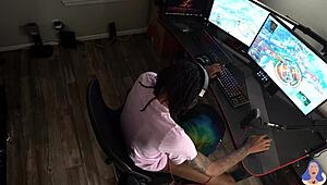 Kxng Unkasa Plays Game with Wet Ass Pussy POV