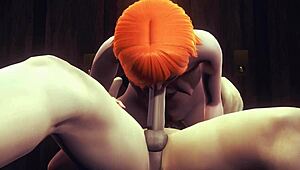 In this uncensored hentai, Ben 10's Gwen dives into a wild 69 with anal creampie in Japanese cosplay