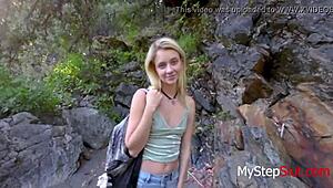 riley star fucks stepdad outdoors!