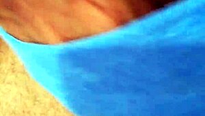 this teen shemale hides her big cock in wife's sexy underwear