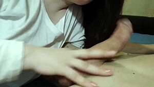 Girl, suck my cock at your friend's house until he catches us, she whispers provocatively.