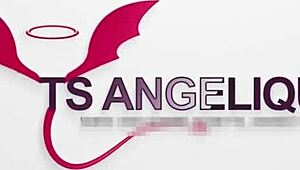 Ts Angelique dildo fucks and cums! 😍