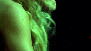 Angela russell says, 'let's fuck after singing,' and rides the fan outdoors