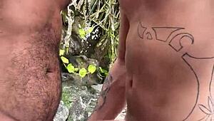 i'm fucking bareback on abrico beach with my african lover