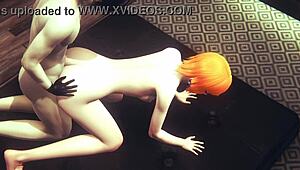 In this uncensored hentai, Ben 10's Gwen dives into a wild 69 with anal creampie in Japanese cosplay