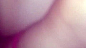 chubby girl feels intense pleasure from dildo on wet fat ass