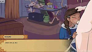 Slav Gets Sloppy Blowjob in Anime Hentai Cartoon